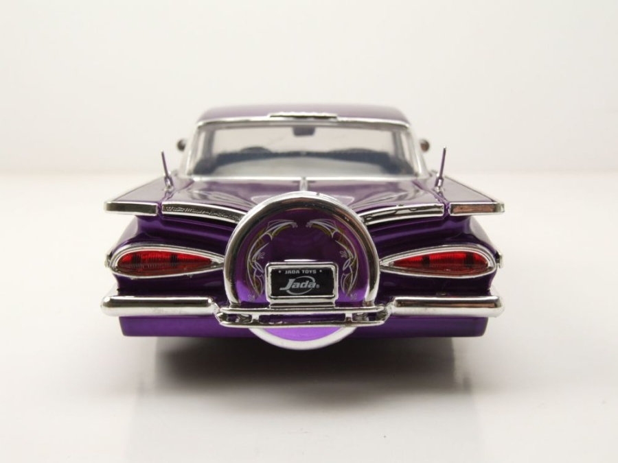 Modellauto Chevrolet Impala SS Dub Wire 1959 lila 1:24 Jada Toys
