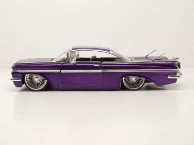 Chevrolet Impala SS Dub Wire 1959 lila Modellauto 1:24 Jada Toys