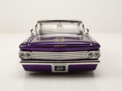 Chevrolet Impala SS Dub Wire 1959 lila Modellauto 1:24 Jada Toys