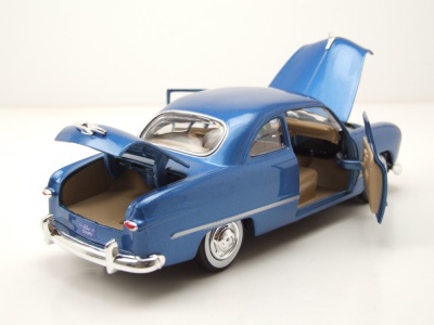 Ford Coupe 1949 blau Modellauto 1:24 Motormax