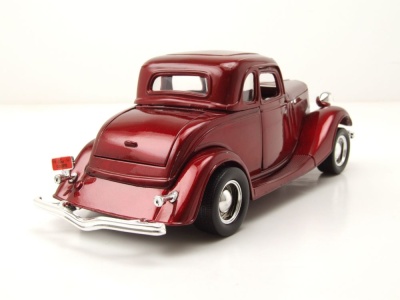 Ford Coupe Hardtop 1934 rot Modellauto 1:24 Motormax