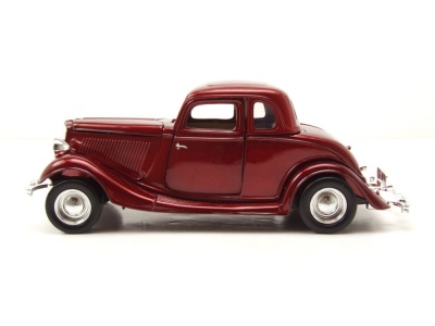 Ford Coupe Hardtop 1934 rot Modellauto 1:24 Motormax