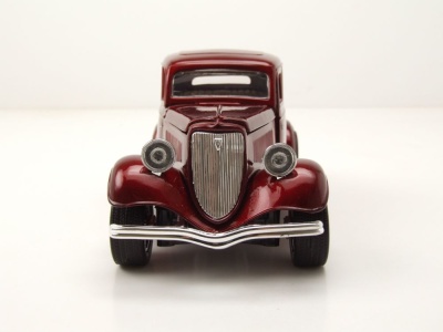 Ford Coupe Hardtop 1934 rot Modellauto 1:24 Motormax