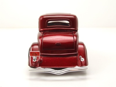 Ford Coupe Hardtop 1934 rot Modellauto 1:24 Motormax