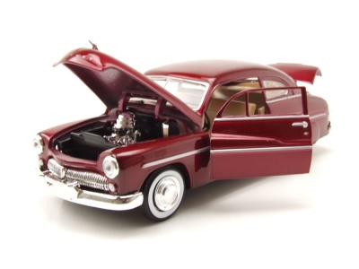 Mercury Coupe 1949 rot metallic Modellauto 1:24 Motormax