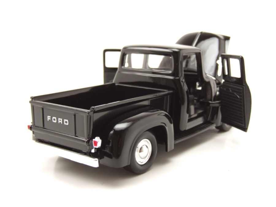 Modellauto Ford F-100 Pick Up 1956 schwarz 1:24 Motormax bei