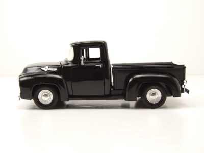 Ford F-100 Pick Up 1956 schwarz Modellauto 1:24 Motormax