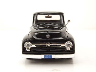 Ford F-100 Pick Up 1956 schwarz Modellauto 1:24 Motormax