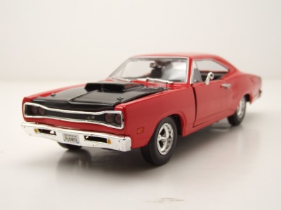 Dodge Coronet Super Bee 1969 rot Modellauto 1:24 Motormax
