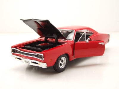 Dodge Coronet Super Bee 1969 rot Modellauto 1:24 Motormax