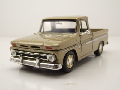 Chevrolet C-10 Fleetside Pick Up 1966 gold Modellauto...