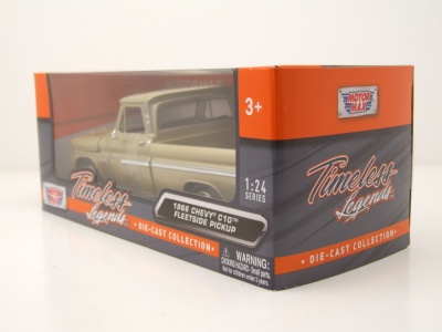 Chevrolet C-10 Fleetside Pick Up 1966 gold Modellauto 1:24 Motormax