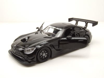 Mercedes AMG GT3 2016 schwarz Modellauto 1:24 Motormax