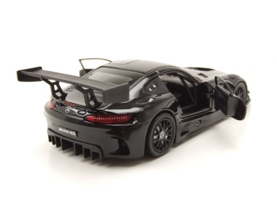 Mercedes AMG GT3 2016 schwarz Modellauto 1:24 Motormax
