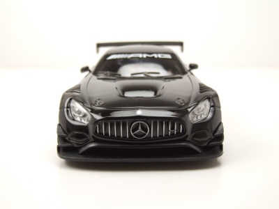 Mercedes AMG GT3 2016 schwarz Modellauto 1:24 Motormax