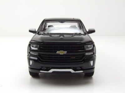 Chevrolet Silverado 1500 LT-Z71 Crew Cab 2017 schwarz Modellauto 1:27 Motormax