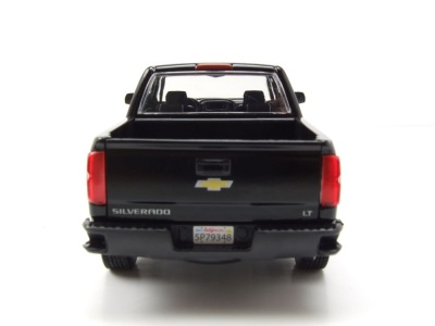 Chevrolet Silverado 1500 LT-Z71 Crew Cab 2017 schwarz Modellauto 1:27 Motormax