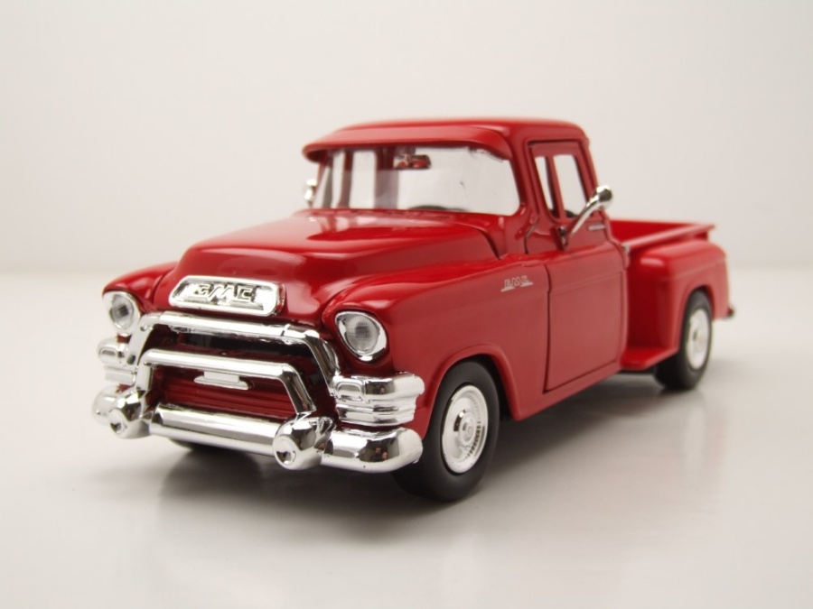 GMC Blue Chip Pick Up 1955 rot Modellauto 1:24 Motormax