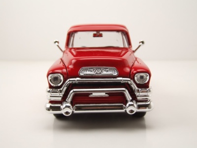 GMC Blue Chip Pick Up 1955 rot Modellauto 1:24 Motormax