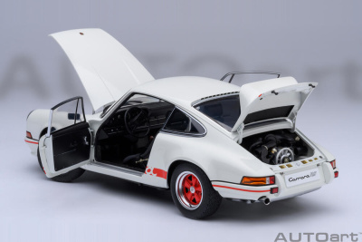 Porsche 911 Carrera 2.7 RS weiß rot Modellauto 1:18 Autoart