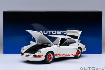 Porsche 911 Carrera 2.7 RS weiß rot Modellauto 1:18 Autoart