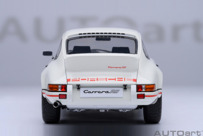 Porsche 911 Carrera 2.7 RS weiß rot Modellauto 1:18 Autoart