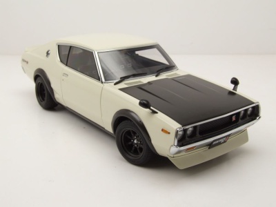 Nissan Skyline 2000 GT-R SPEZ (KPGC110) Tuned Version 1973 weiß Modellauto 1:18 Autoart