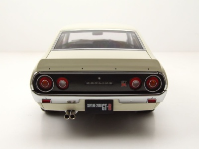 Nissan Skyline 2000 GT-R SPEZ (KPGC110) Tuned Version 1973 weiß Modellauto 1:18 Autoart
