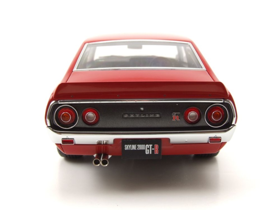 0078 Nissan Skyline 2000 GT-R 赤 1970 0078 Nissan Skyline 2000 GT