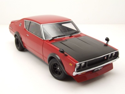 Nissan Skyline 2000 GT-R SPEZ (KPGC110) Tuned Version 1973 rot Modellauto 1:18 Autoart