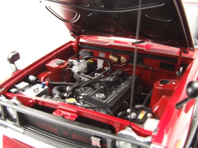 Nissan Skyline 2000 GT-R SPEZ (KPGC110) Tuned Version 1973 rot Modellauto 1:18 Autoart