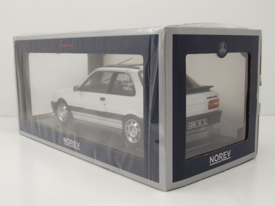 Modellauto Peugeot 309 GTi 1987 weiß 1:18 Norev bei