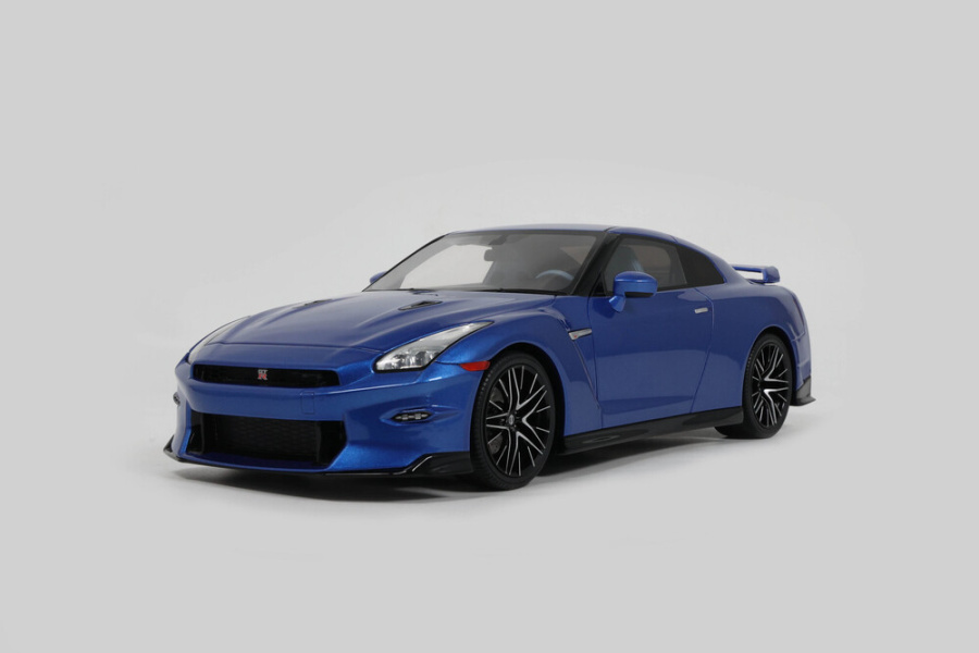 Nissan Skyline GT-R 2024 blau Modellauto 1:18 GT Spirit
