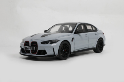 BMW M3 CS M 2024 grau metallic Modellauto 1:18 GT Spirit