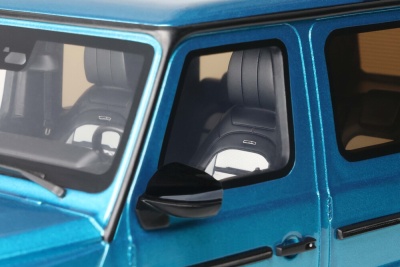 Mercedes G-Klasse G-Modell G63 AMG 2024 hellblau metallic Modellauto 1:18 GT Spirit