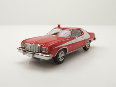 Ford Gran Torino rot Modellauto 1:87 Brekina