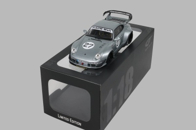 RWB Porsche 911 Yuiitsumuni Body Kit 2024 silber Modellauto 1:18 GT Spirit