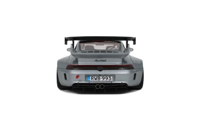 RWB Porsche 911 Yuiitsumuni Body Kit 2024 silber Modellauto 1:18 GT Spirit