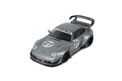 RWB Porsche 911 Yuiitsumuni Body Kit 2024 silber Modellauto 1:18 GT Spirit
