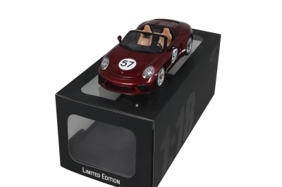 Porsche 911 (991.2) Speedster Heritage Edition 2019 rot metallic Modellauto 1:18 GT Spirit