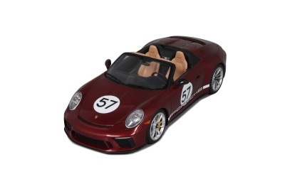 Porsche 911 (991.2) Speedster Heritage Edition 2019 rot metallic Modellauto 1:18 GT Spirit