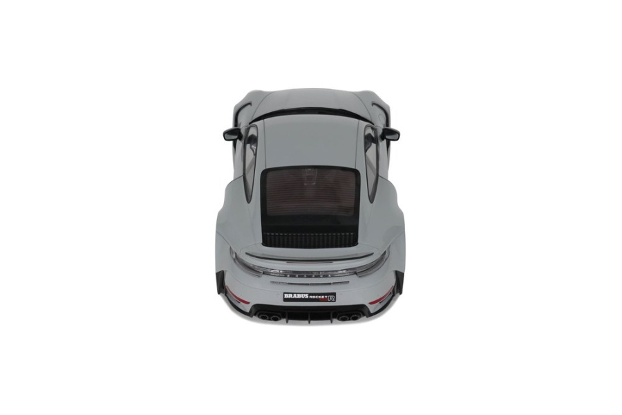 Modellauto Brabus 900 Rocket R Porsche 911 Turbo S 2023 grau 1:18