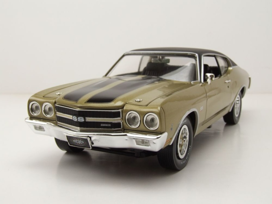 Chevrolet Chevelle SS MCACN 1970 gold metallic Modellauto 1:18 Auto World