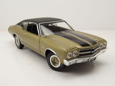 Chevrolet Chevelle SS MCACN 1970 gold metallic Modellauto 1:18 Auto World