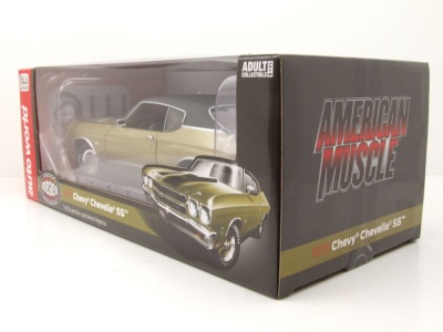 Chevrolet Chevelle SS MCACN 1970 gold metallic Modellauto 1:18 Auto World