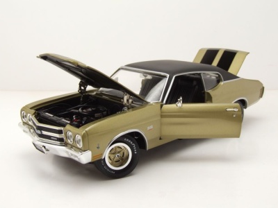 Chevrolet Chevelle SS MCACN 1970 gold metallic Modellauto 1:18 Auto World