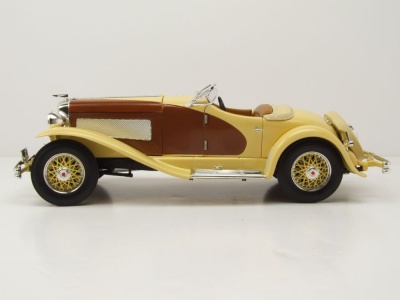 Duesenberg SSJ Speedster 1935 gold braun Modellauto 1:18 Auto World