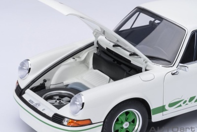 Porsche 911 Carrera 2.7 RS weiß grün Modellauto 1:18 Autoart