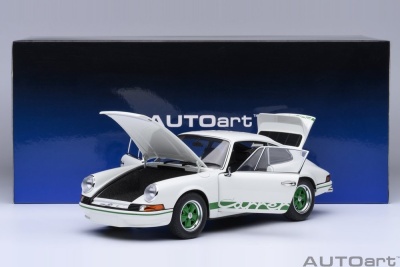 Porsche 911 Carrera 2.7 RS weiß grün Modellauto 1:18 Autoart