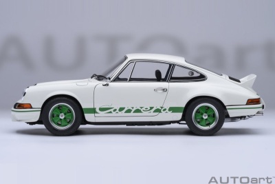 Porsche 911 Carrera 2.7 RS weiß grün Modellauto 1:18 Autoart